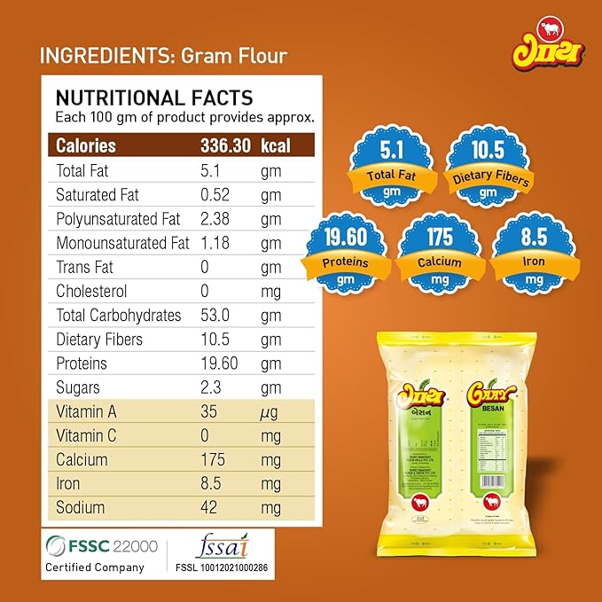 Gaay Chaap Besan Gaay Brand Besan Powder Cooking Essentials best