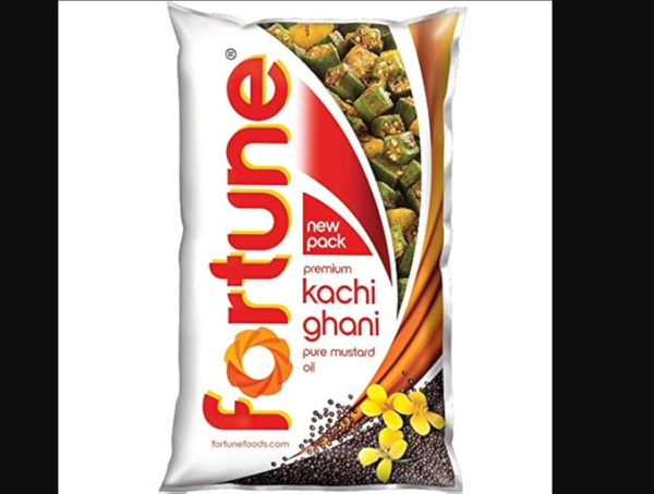 Fortune Mustard Cooking Oil सरसों का तेल 1 Litre Pouch