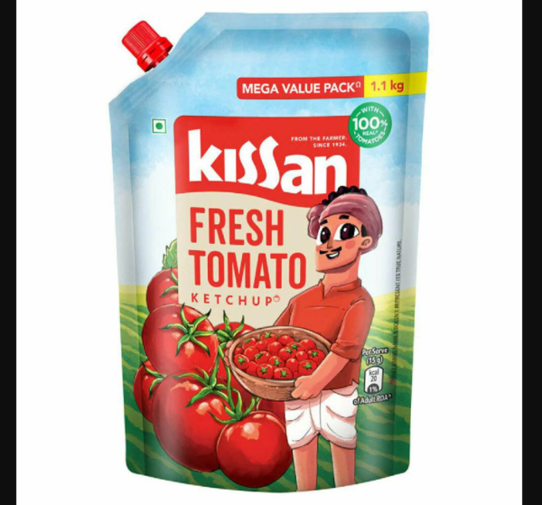 Kissan Fresh Tomato Ketchup 1.1 kg Regular Pack