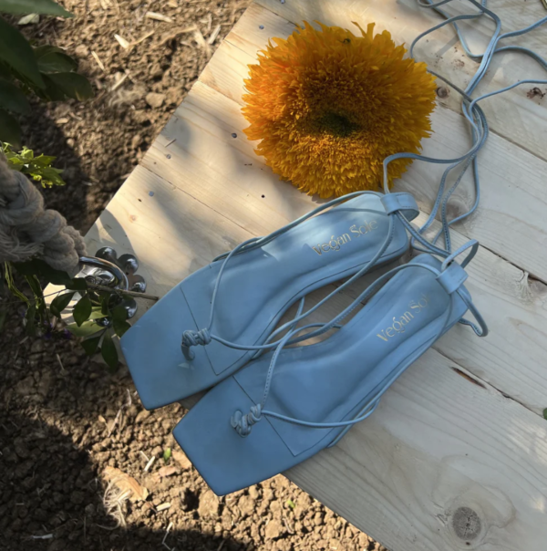 Flat Square Toes Ladies Sandals - Vegan Soles