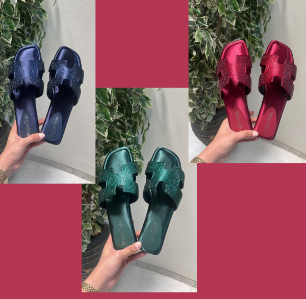 Velvet Touch Ladies Party Sandals - Vegan Soles Flastra